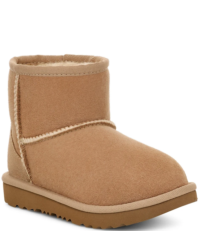 UGG Kids' Classic Mini II Suede Water Resistant Family Matching Booties (Infant)