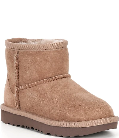 UGG Kids' Classic Mini II Suede Water Resistant Family Matching Booties (Toddler)