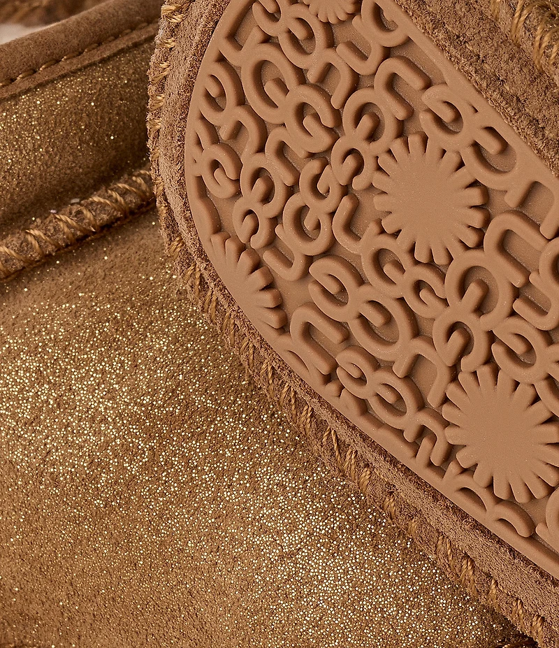 UGG Girls' Classic Ultra Mini Dazzle Boot Crib Shoes (Infant)