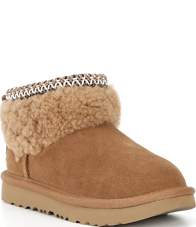 UGG Kids' Classic Ultra Mini Maxi Curly Boots (Toddler)