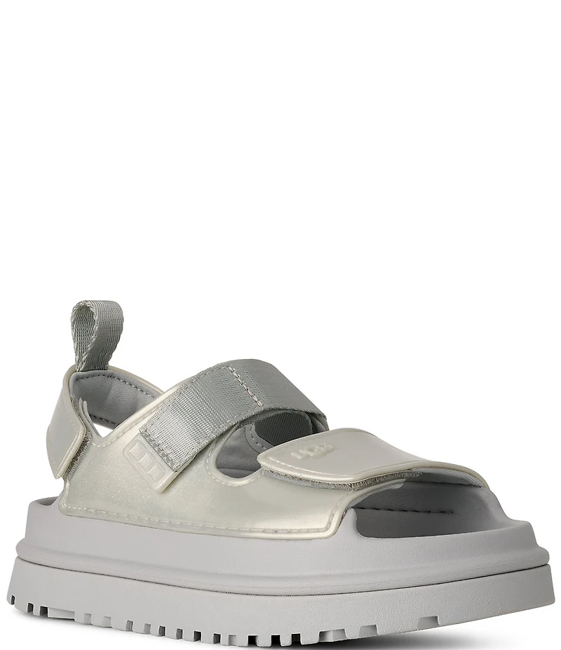 UGG Girls' Goldenglow Glossy Sparkles Sandals (Youth)