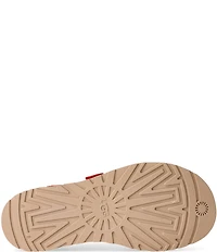 UGG® Goldengaze Suede Toe Post Ankle Strap Sandals