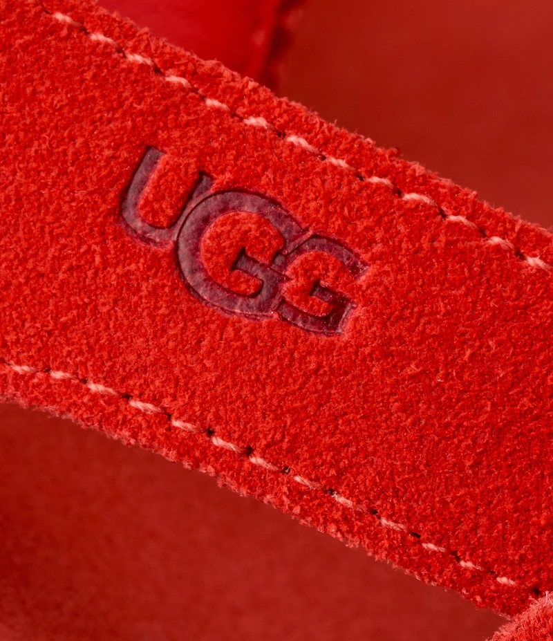 UGG® Goldengaze Suede Toe Post Ankle Strap Sandals