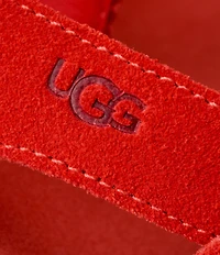 UGG® Goldengaze Suede Toe Post Ankle Strap Sandals