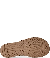 UGG® Goldengaze Suede Toe Post Ankle Strap Sandals