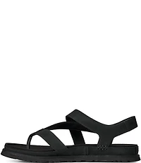 UGG GoldenGaze Toe Post Leather Sandals