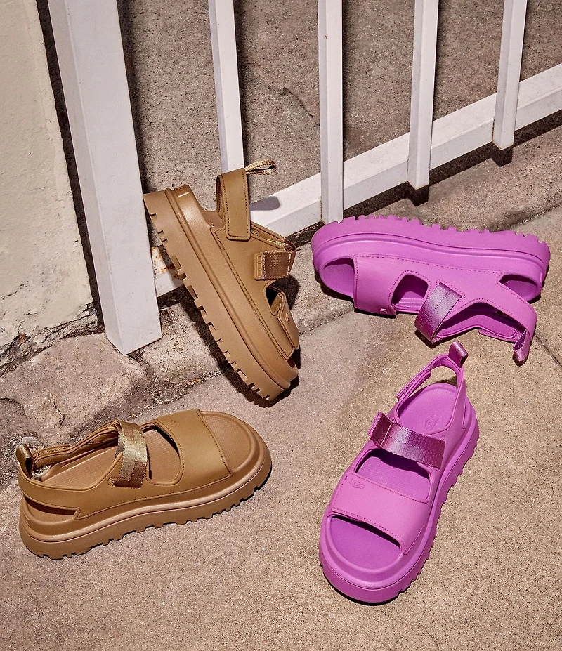 UGG GoldenGlow EVA Platform Family Matching Slingback Sandals