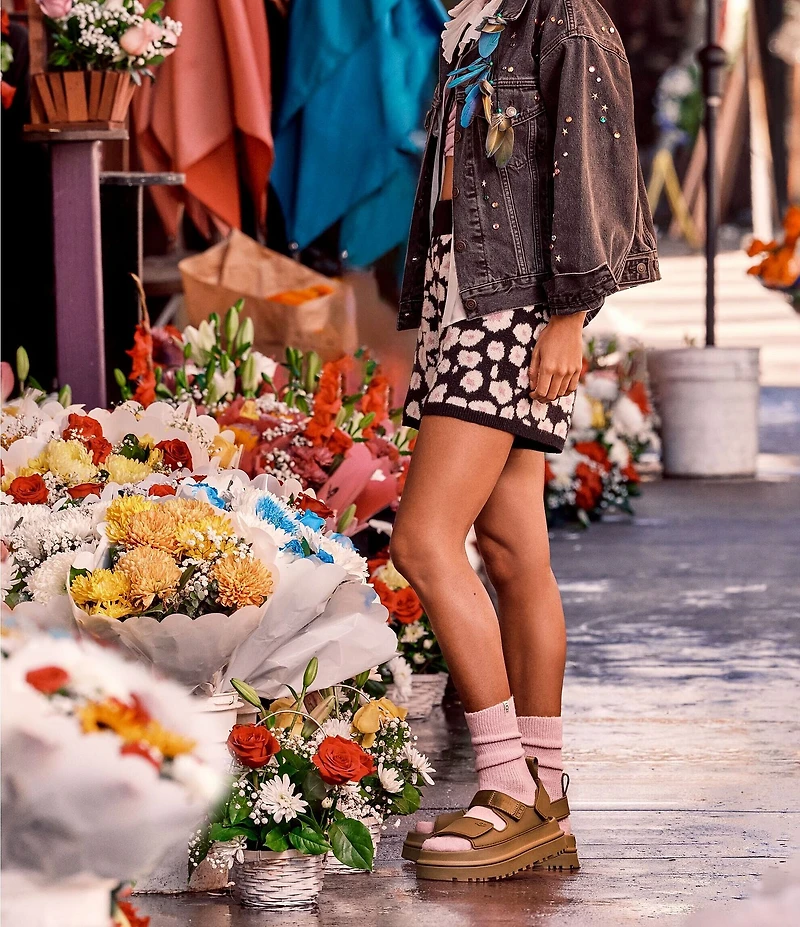 UGG GoldenGlow EVA Platform Family Matching Slingback Sandals