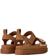 UGG Goldenstar Artistitch Suede Embroidered Sandals