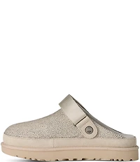 UGG Goldenstar Crackle Leather Clogs