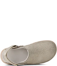UGG Goldenstar Crackle Leather Clogs