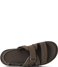 UGG Goldenstar Gleam Strappy Suede Slingback Platform Sandals