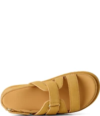 UGG Goldenstar Gleam Strappy Suede Slingback Platform Sandals