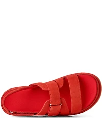 UGG Goldenstar Gleam Strappy Suede Slingback Platform Sandals