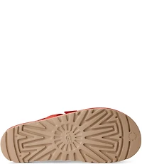 UGG Goldenstar Gleam Strappy Suede Slingback Platform Sandals