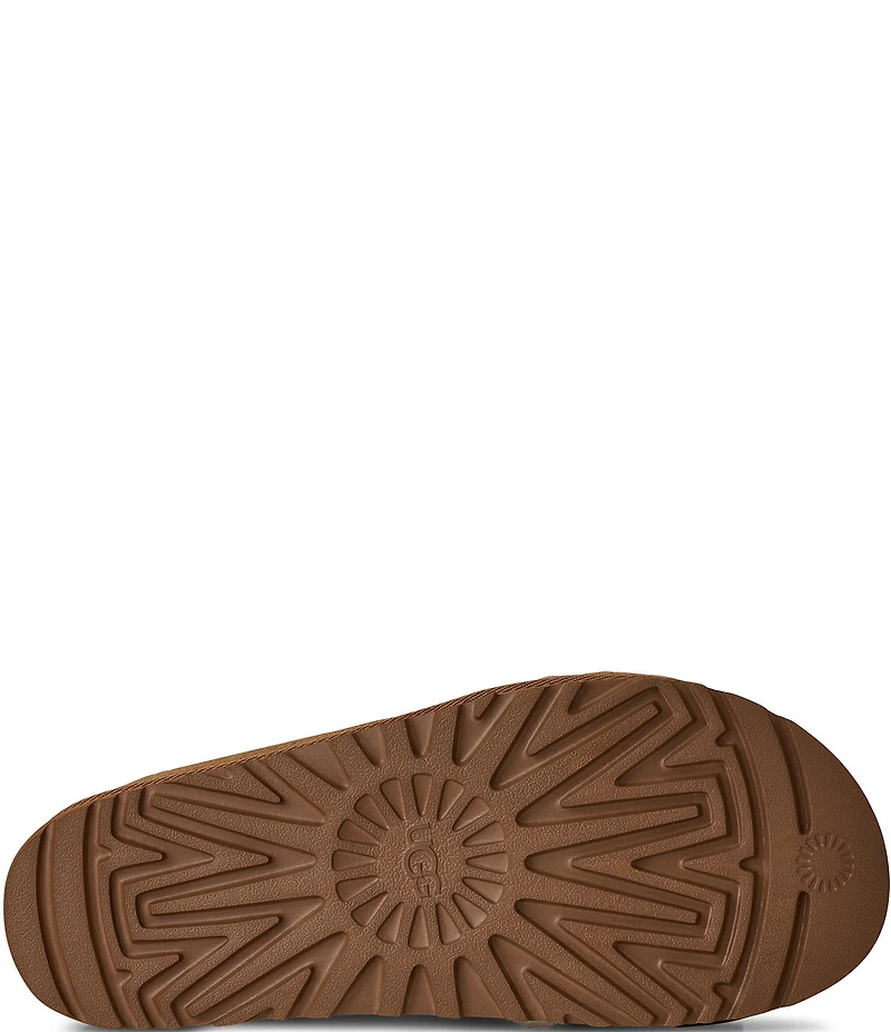 UGG Goldenstar Hi Artistitch Suede Embroidered Ankle Tie Sandals