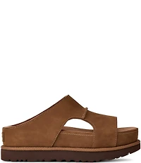 UGG Goldenstar Hi Cutout Suede Slide Sandals
