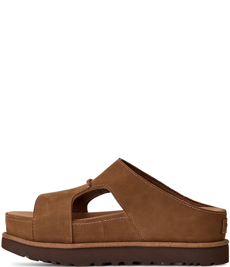 UGG Goldenstar Hi Cutout Suede Slide Sandals