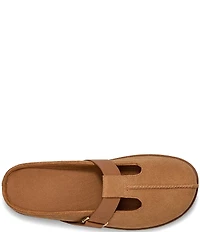 UGG Goldenstar Hi T-Strap Suede Platform Mary Jane Slip On Clogs