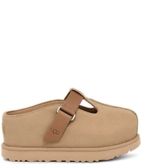 UGG Goldenstar Hi T-Strap Suede Platform Mary Jane Slip On Clogs
