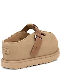 UGG Goldenstar Hi T-Strap Suede Platform Mary Jane Slip On Clogs
