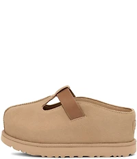UGG Goldenstar Hi T-Strap Suede Platform Mary Jane Slip On Clogs