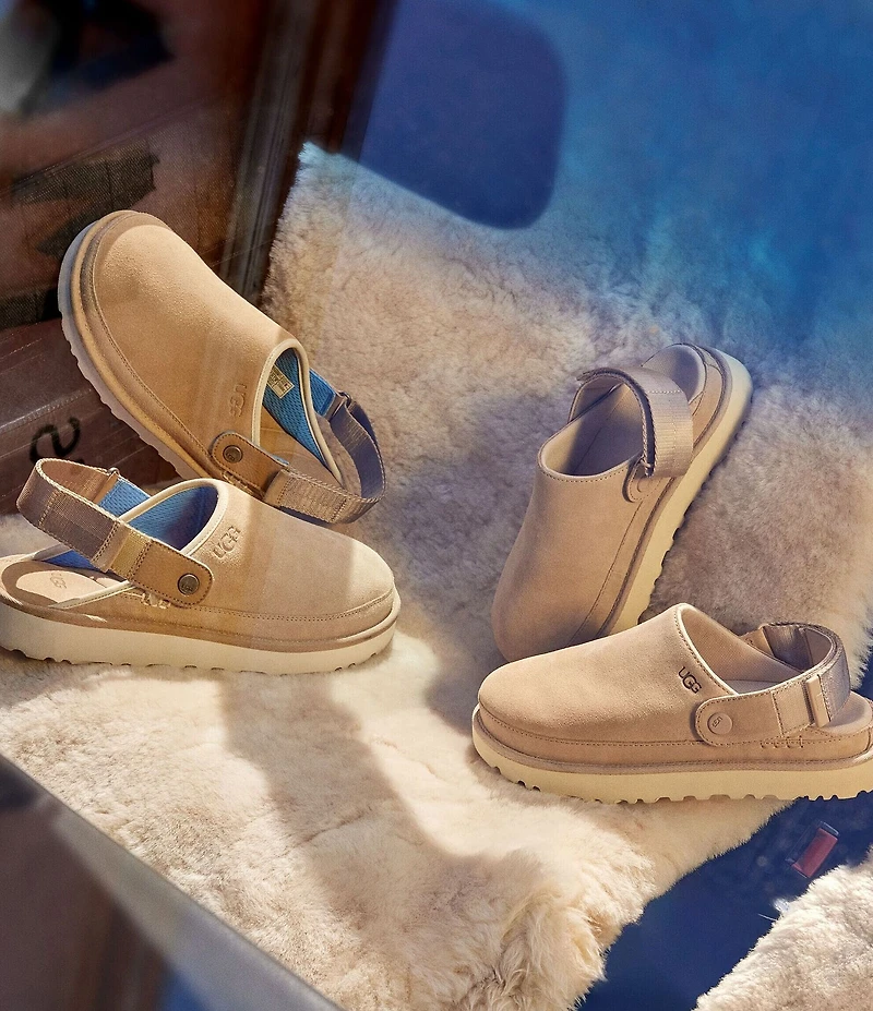 UGG Goldenstar Suede Family Matching Backstrap Clogs