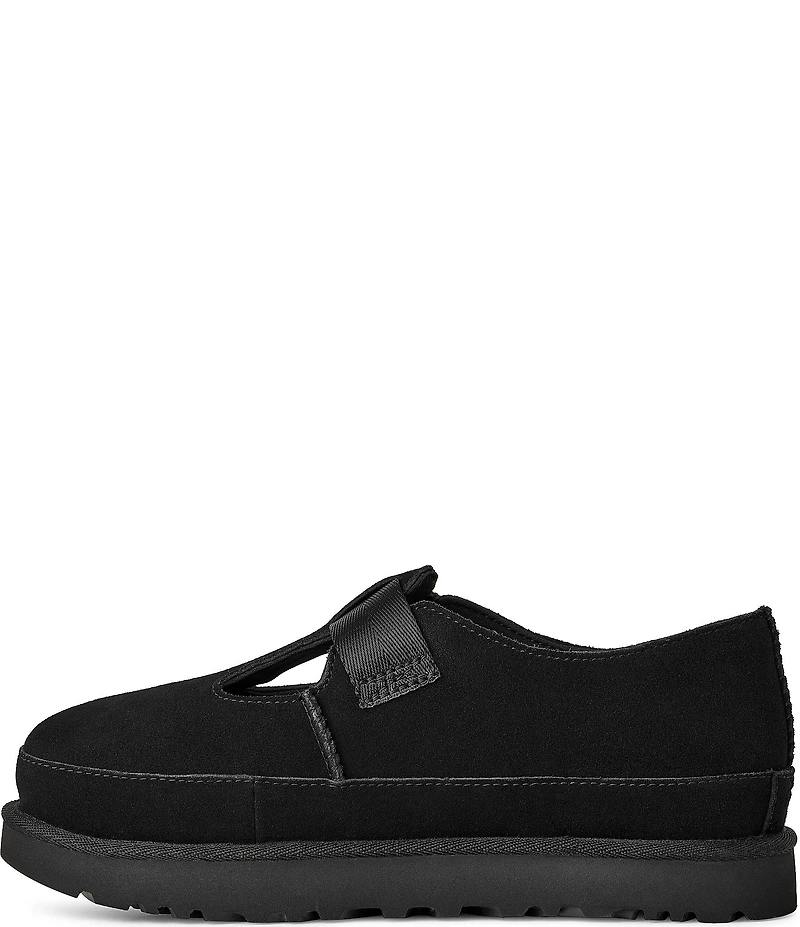 UGG® Goldenstar Suede Platform Mary Jane Clogs