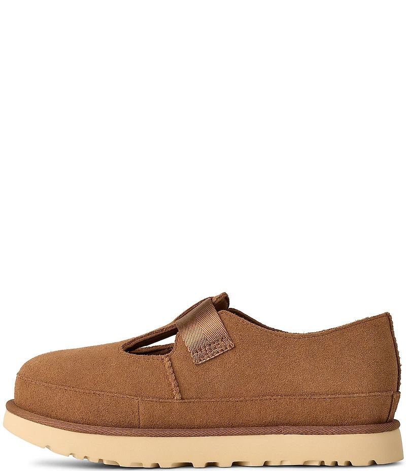 UGG® Goldenstar Suede Platform Mary Jane Clogs