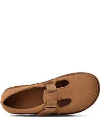 UGG® Goldenstar Suede Platform Mary Jane Clogs