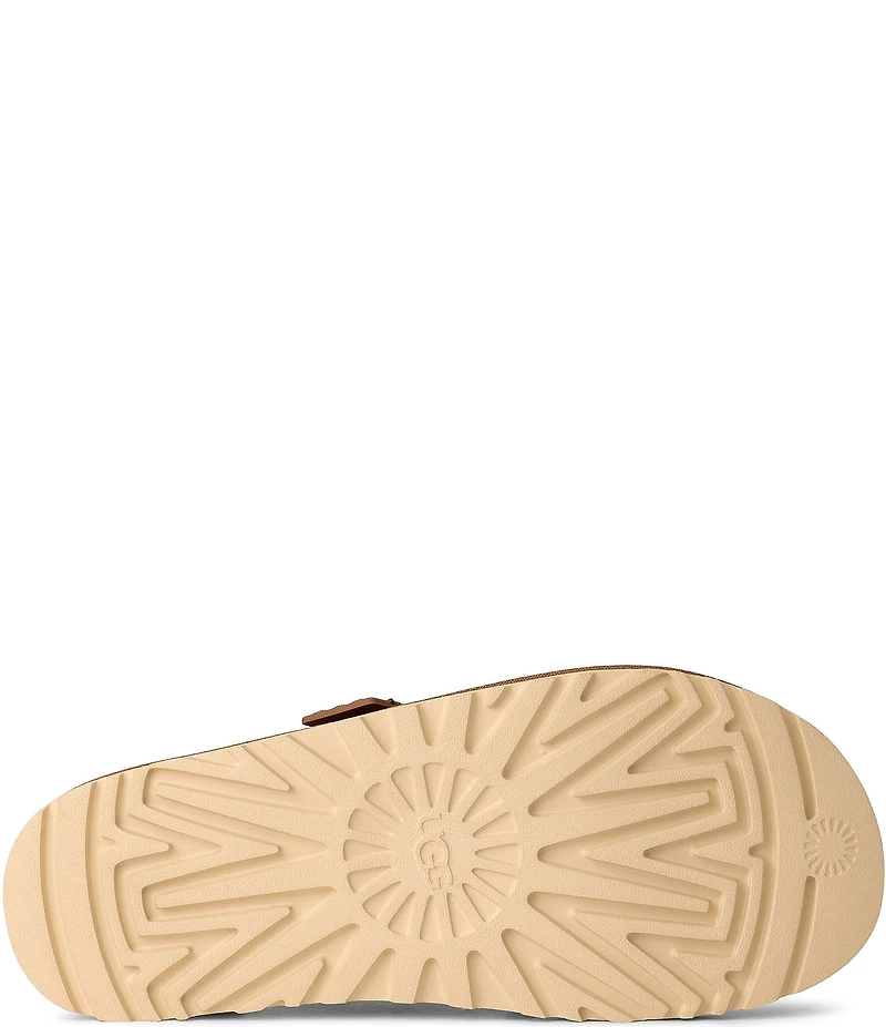 UGG® Goldenstar Suede Platform Mary Jane Clogs