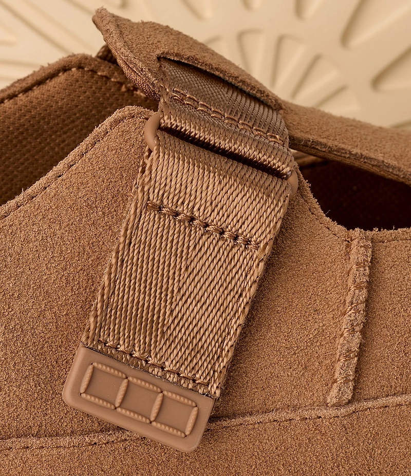 UGG® Goldenstar Suede Platform Mary Jane Clogs