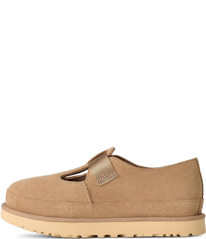 UGG® Goldenstar Suede Platform Mary Jane Clogs