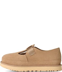 UGG® Goldenstar Suede Platform Mary Jane Clogs