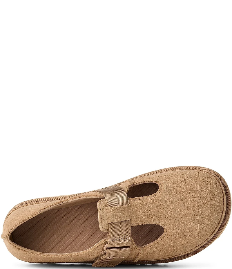UGG® Goldenstar Suede Platform Mary Jane Clogs