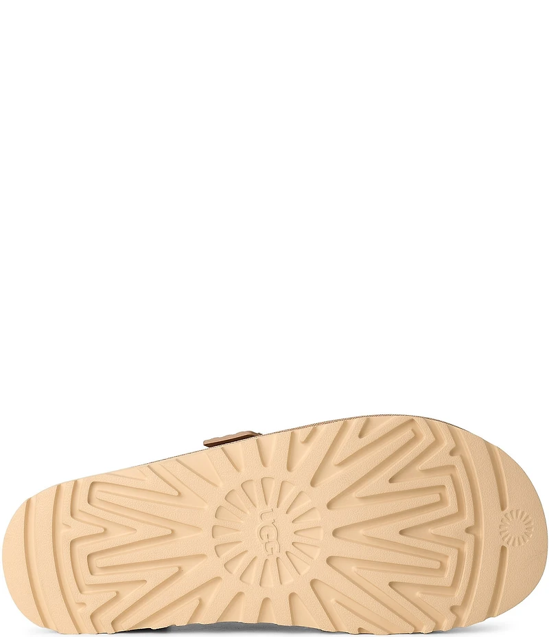 UGG® Goldenstar Suede Platform Mary Jane Clogs