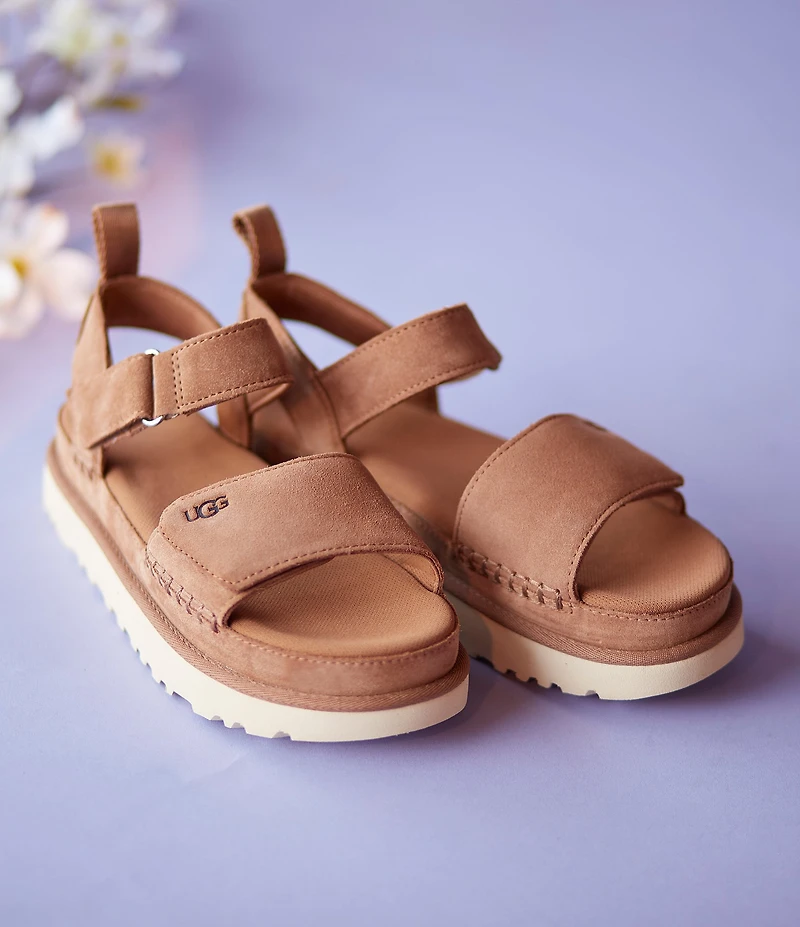 UGG Goldenstar Suede Family Matching Platform Sandals