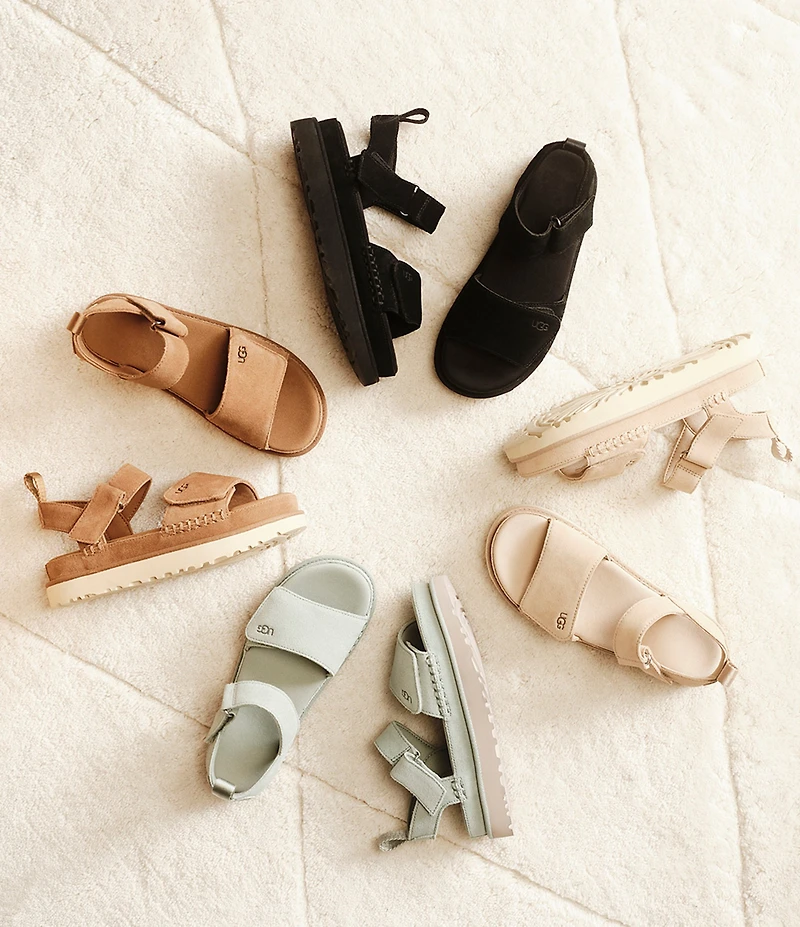 UGG Goldenstar Suede Family Matching Platform Sandals