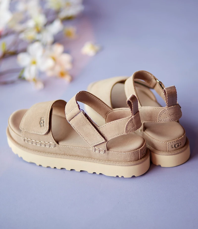 UGG Goldenstar Suede Family Matching Platform Sandals