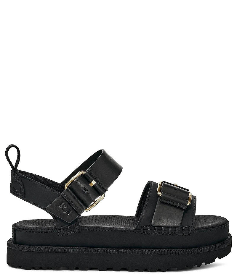 UGG Goldenstar Villa Leather Platform Sandals