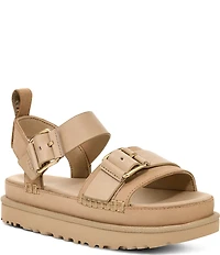 UGG Goldenstar Villa Leather Platform Sandals