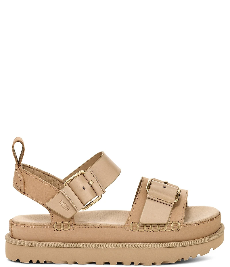 UGG Goldenstar Villa Leather Platform Sandals