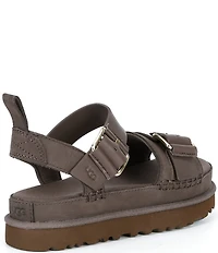 UGG Goldenstar Villa Leather Platform Sandals