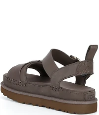 UGG Goldenstar Villa Leather Platform Sandals