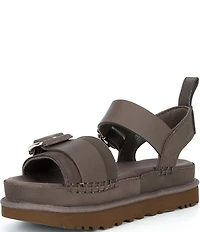UGG Goldenstar Villa Leather Platform Sandals