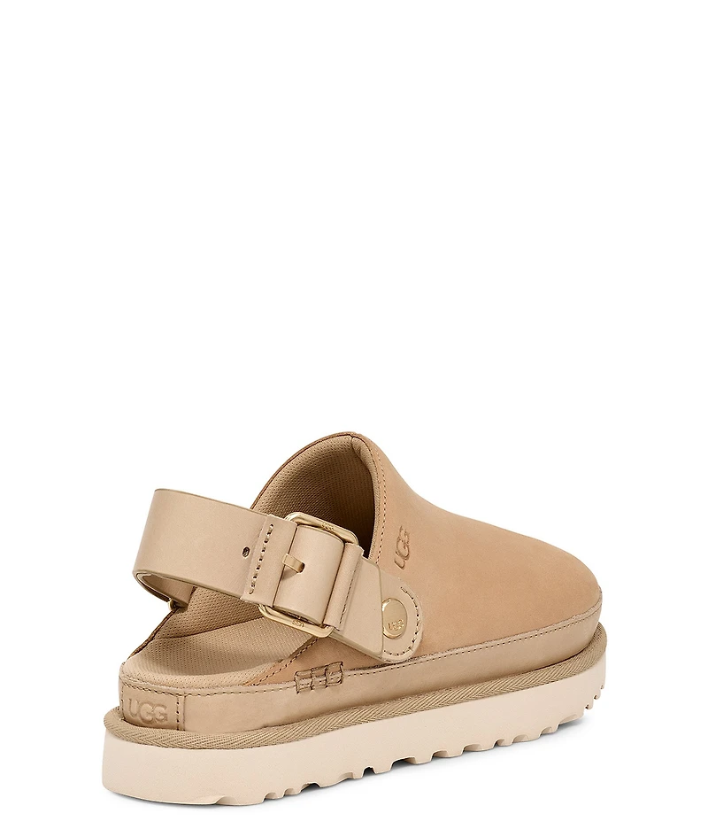 UGG® Goldenstar Villa Nubuck Suede Slingback Clogs