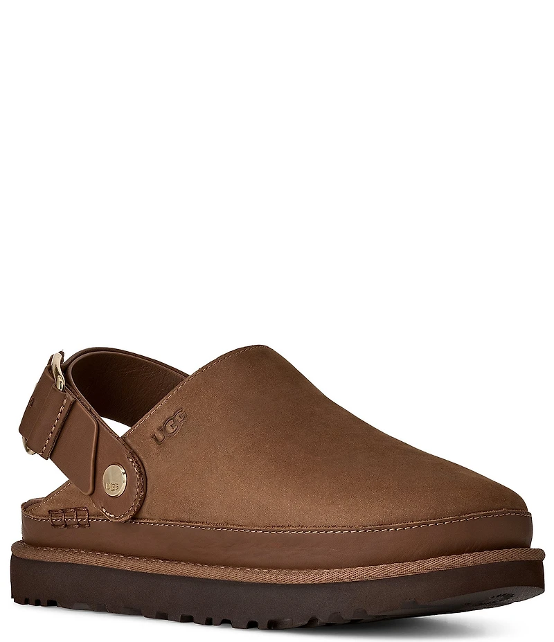 UGG® Goldenstar Villa Nubuck Suede Slingback Clogs
