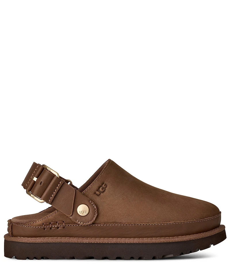 UGG® Goldenstar Villa Nubuck Suede Slingback Clogs