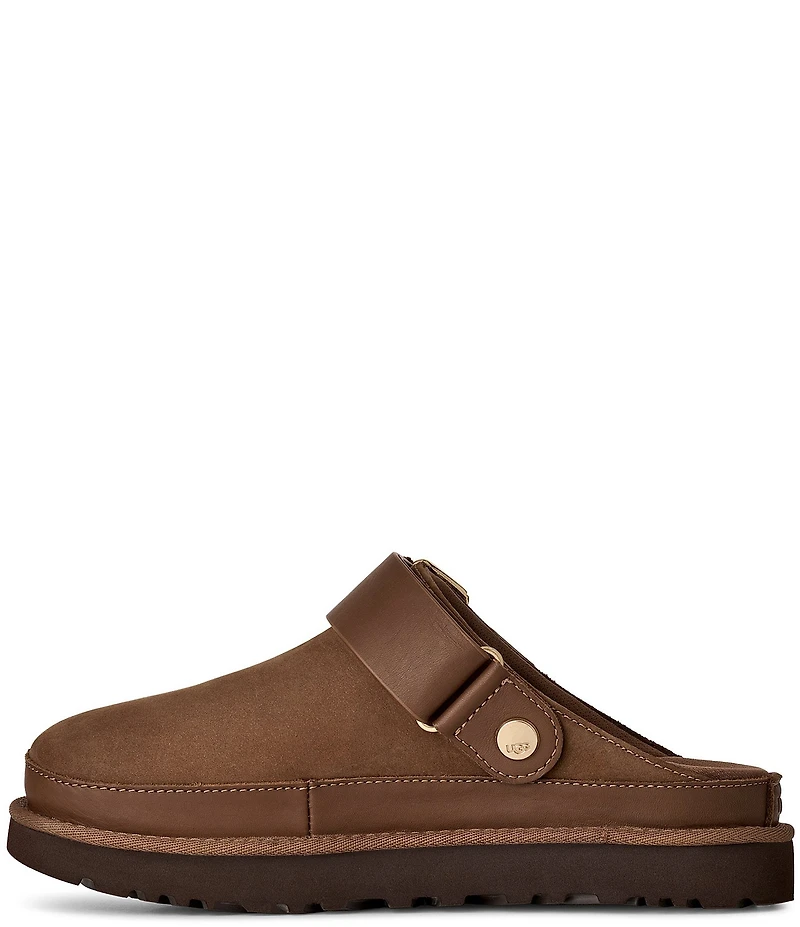 UGG® Goldenstar Villa Nubuck Suede Slingback Clogs