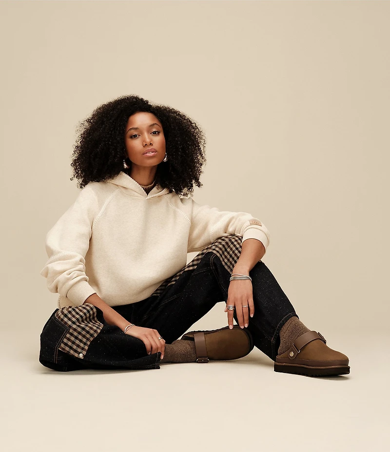UGG® Goldenstar Villa Nubuck Suede Slingback Clogs